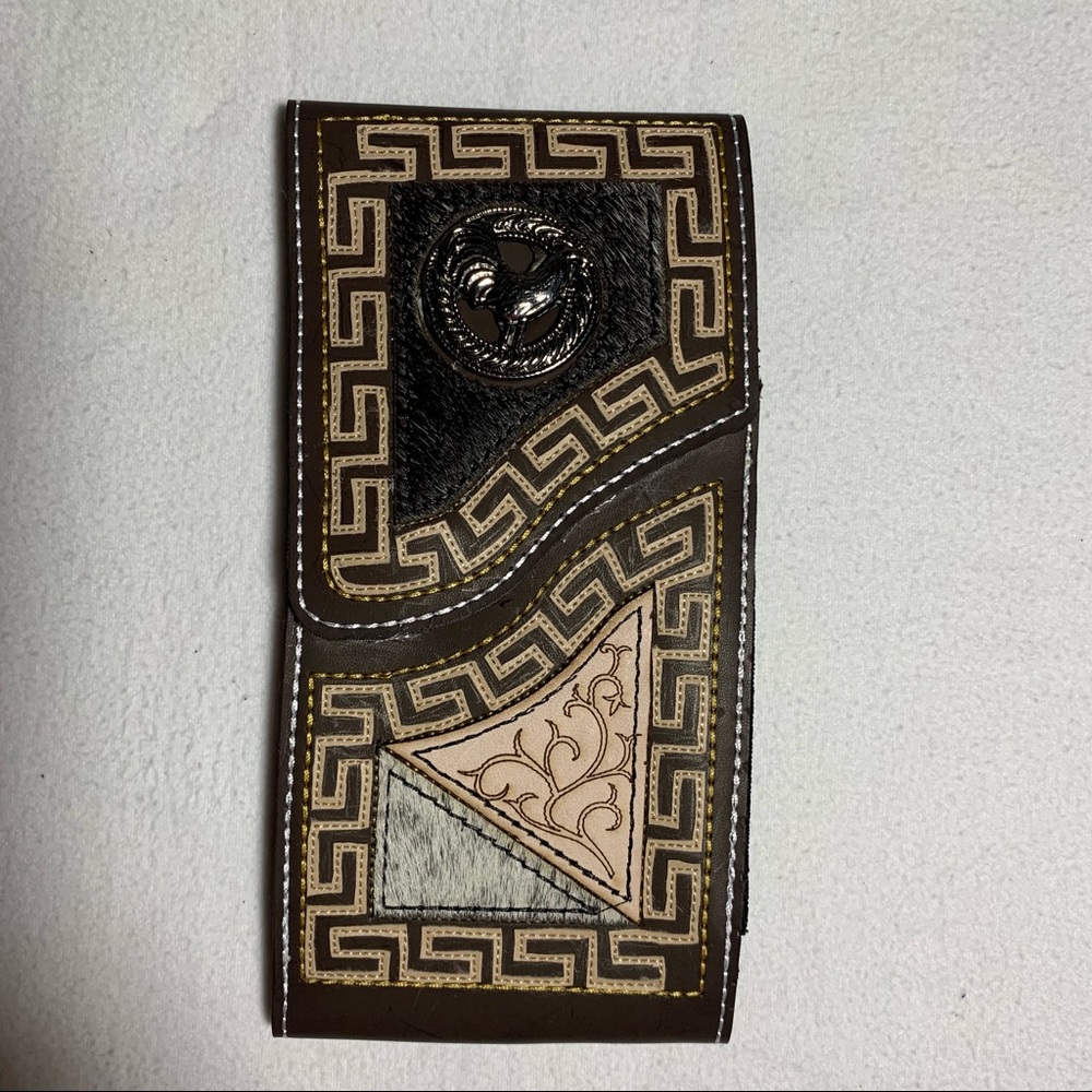 WESTERN LEATHER CELL PHONE CASE, FUNDA VAQUERA DE CUERO‎ COWBOY RODEO PHONE CASE